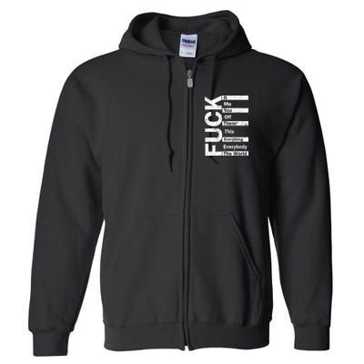 F The World Full Zip Hoodie
