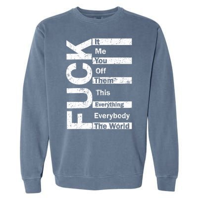 F The World Garment-Dyed Sweatshirt