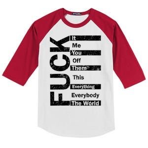 F The World Kids Colorblock Raglan Jersey