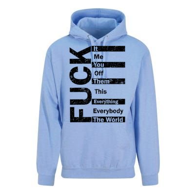 F The World Unisex Surf Hoodie