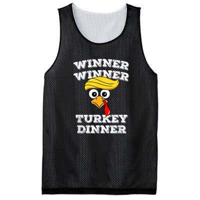 Funny Trump Winner Winner Turkey Dinner Thanksgiving Humor Mesh Reversible Basketball Jersey Tank