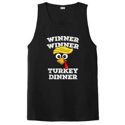 Funny Trump Winner Winner Turkey Dinner Thanksgiving Humor PosiCharge Competitor Tank