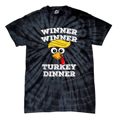 Funny Trump Winner Winner Turkey Dinner Thanksgiving Humor Tie-Dye T-Shirt