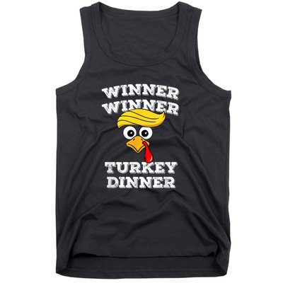 Funny Trump Winner Winner Turkey Dinner Thanksgiving Humor Tank Top