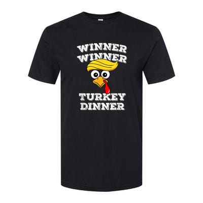 Funny Trump Winner Winner Turkey Dinner Thanksgiving Humor Softstyle CVC T-Shirt