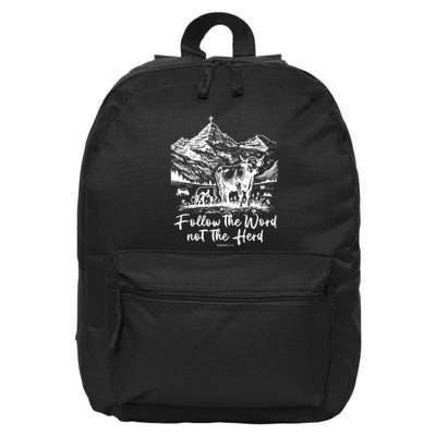 Follow The Word Not The Herd 16 in Basic Backpack