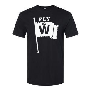 Fly The W Chicago Baseball Winning Flag Softstyle CVC T-Shirt