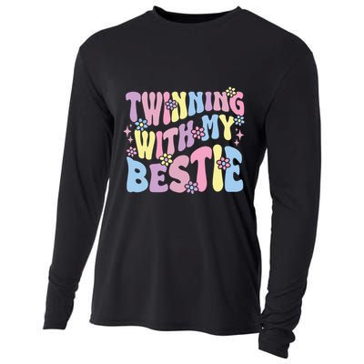 Friends Twinning With My Bestie Spirit Week Girl Cooling Performance Long Sleeve Crew