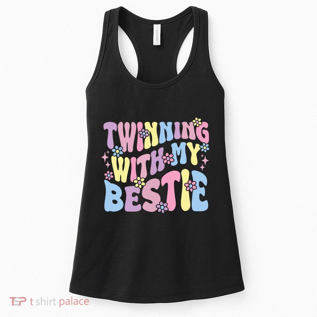 Friends Twinning With My Bestie Spirit Week Girl Womens Tank Top