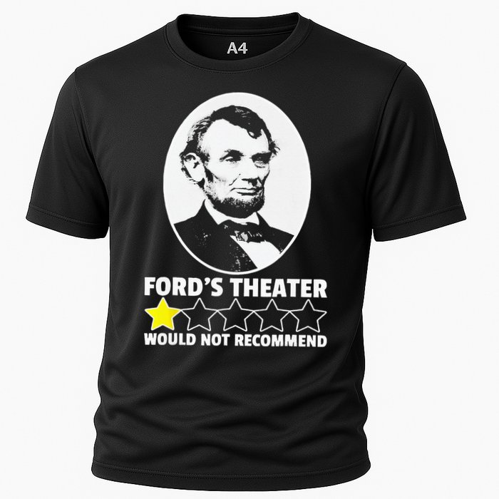Ford's Theater Would Not Recommend 1Star Abraham Lincoln Cooling Performance Crew T-Shirt