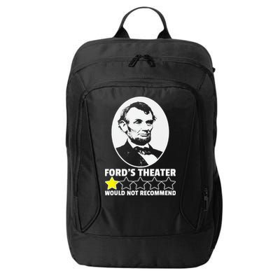Ford's Theater Would Not Recommend 1Star Abraham Lincoln City Backpack