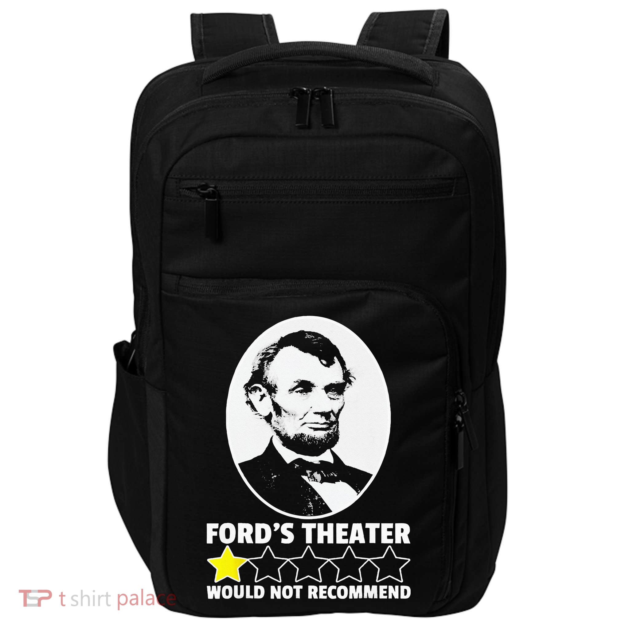 Ford's Theater Would Not Recommend 1Star Abraham Lincoln Impact Tech Backpack