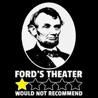 Ford's Theater Would Not Recommend 1Star Abraham Lincoln 16 in Basic Backpack
