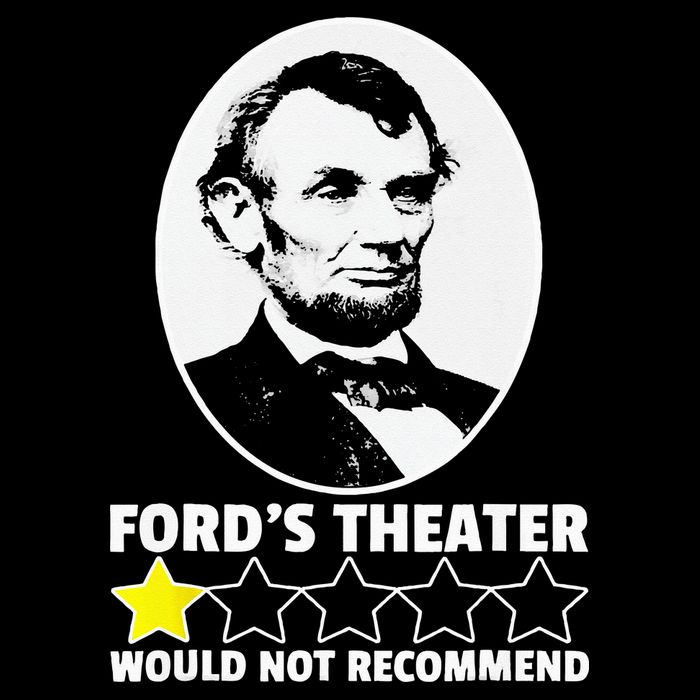 Ford's Theater Would Not Recommend 1Star Abraham Lincoln 16 in Basic Backpack