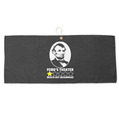 Ford's Theater Would Not Recommend 1Star Abraham Lincoln Large Microfiber Waffle Golf Towel