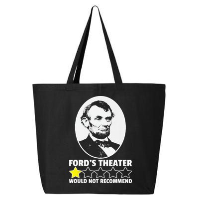 Ford's Theater Would Not Recommend 1Star Abraham Lincoln 25L Jumbo Tote