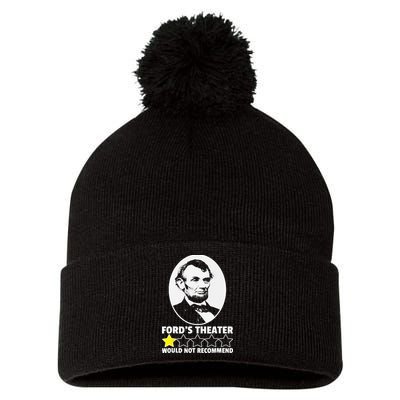 Ford's Theater Would Not Recommend 1Star Abraham Lincoln Pom Pom 12in Knit Beanie
