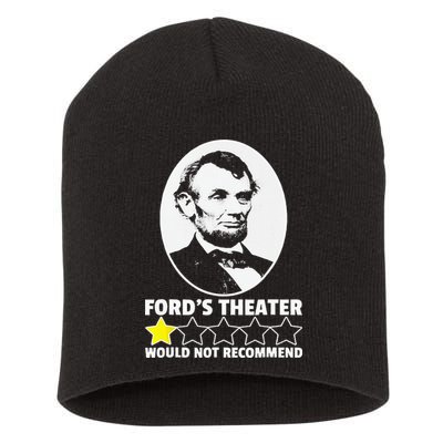 Ford's Theater Would Not Recommend 1Star Abraham Lincoln Short Acrylic Beanie