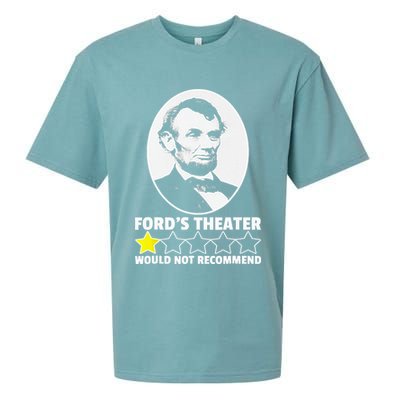 Ford's Theater Would Not Recommend 1Star Abraham Lincoln Sueded Cloud Jersey T-Shirt