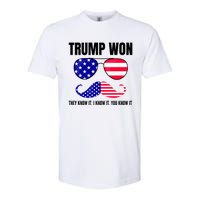 Funny Trump Won Election They Know It I Know It You Know It Softstyle® CVC T-Shirt