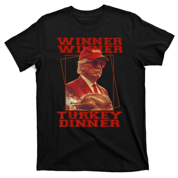 Funny Trump Winner Winner Turkey Dinner Thanksgiving Humor T-Shirt