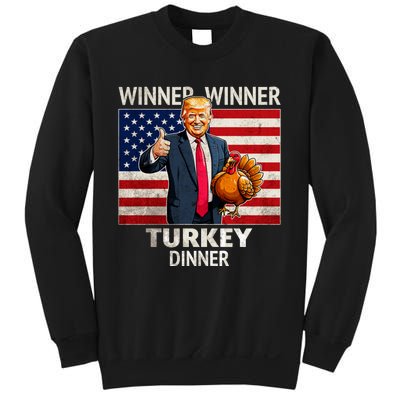 Funny Trump Winner Winner Turkey Dinner Humor Thanksgiving Sweatshirt