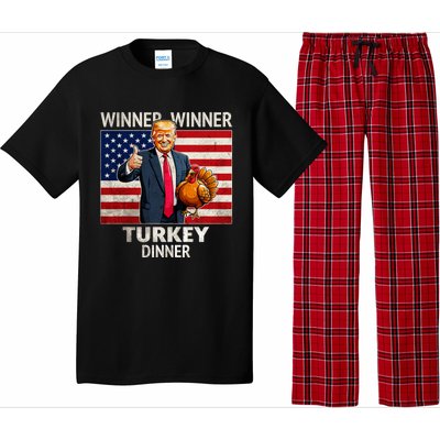 Funny Trump Winner Winner Turkey Dinner Humor Thanksgiving Pajama Set