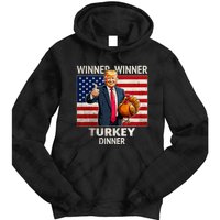 Funny Trump Winner Winner Turkey Dinner Humor Thanksgiving Tie Dye Hoodie