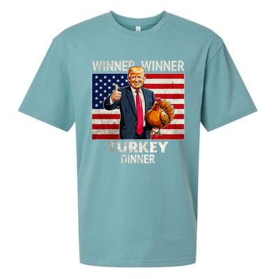 Funny Trump Winner Winner Turkey Dinner Humor Thanksgiving Sueded Cloud Jersey T-Shirt