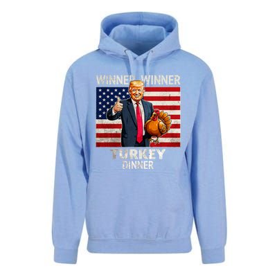 Funny Trump Winner Winner Turkey Dinner Humor Thanksgiving Unisex Surf Hoodie