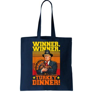 Funny Trump Winner Winner Turkey Dinner Thanksgiving Humor Tote Bag