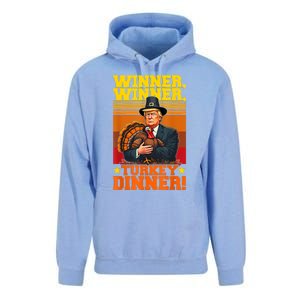 Funny Trump Winner Winner Turkey Dinner Thanksgiving Humor Unisex Surf Hoodie