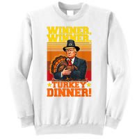 Funny Trump Winner Winner Turkey Dinner Thanksgiving Humor Sweatshirt