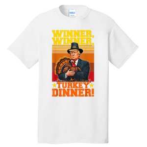 Funny Trump Winner Winner Turkey Dinner Thanksgiving Humor Tall T-Shirt