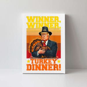 Funny Trump Winner Winner Turkey Dinner Thanksgiving Humor Canvas