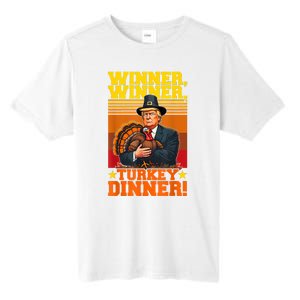 Funny Trump Winner Winner Turkey Dinner Thanksgiving Humor Tall Fusion ChromaSoft Performance T-Shirt