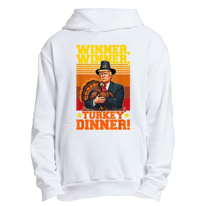 Funny Trump Winner Winner Turkey Dinner Thanksgiving Humor Urban Pullover Hoodie