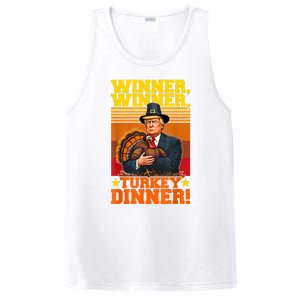 Funny Trump Winner Winner Turkey Dinner Thanksgiving Humor PosiCharge Competitor Tank