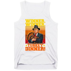 Funny Trump Winner Winner Turkey Dinner Thanksgiving Humor Tank Top