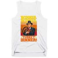 Funny Trump Winner Winner Turkey Dinner Thanksgiving Humor Tank Top