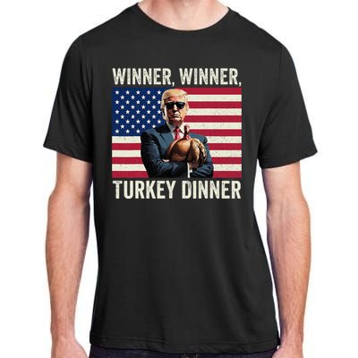 Funny Trump Winner Winner Turkey Adult ChromaSoft Performance T-Shirt