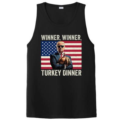 Funny Trump Winner Winner Turkey PosiCharge Competitor Tank