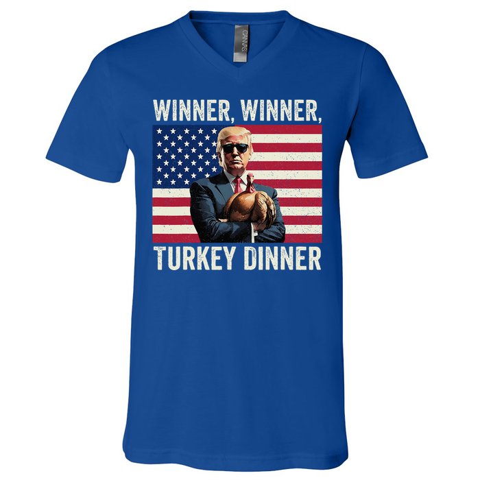 Funny Trump Winner Winner Turkey V-Neck T-Shirt