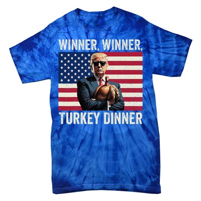 Funny Trump Winner Winner Turkey Tie-Dye T-Shirt