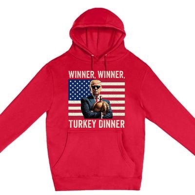 Funny Trump Winner Winner Turkey Premium Pullover Hoodie