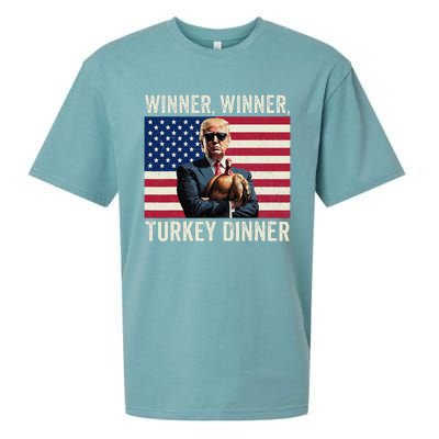 Funny Trump Winner Winner Turkey Sueded Cloud Jersey T-Shirt