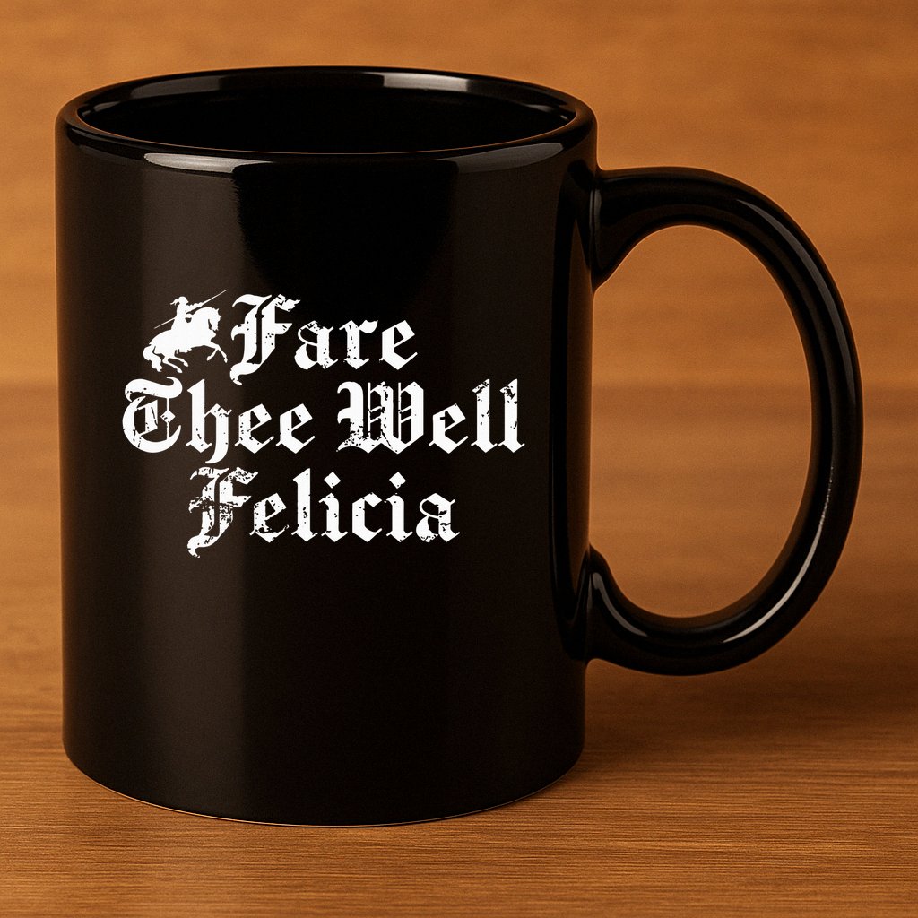 Fare Thee Well Felicia Ren Faire 11oz C Handle Ceramic Mug