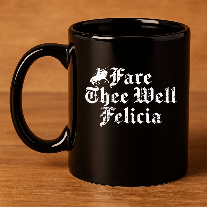 Fare Thee Well Felicia Ren Faire 11oz C Handle Ceramic Mug