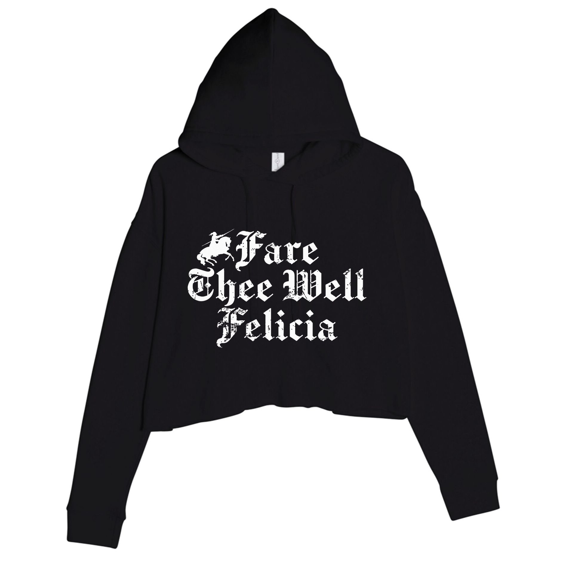 Fare Thee Well Felicia Ren Faire Crop Fleece Hoodie