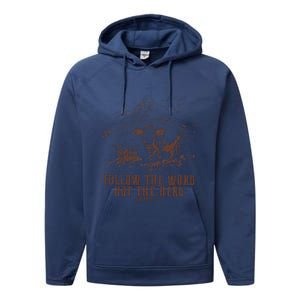 Follow The Word Not The Herd Isaiah 8:11:13castles Performance Fleece Hoodie